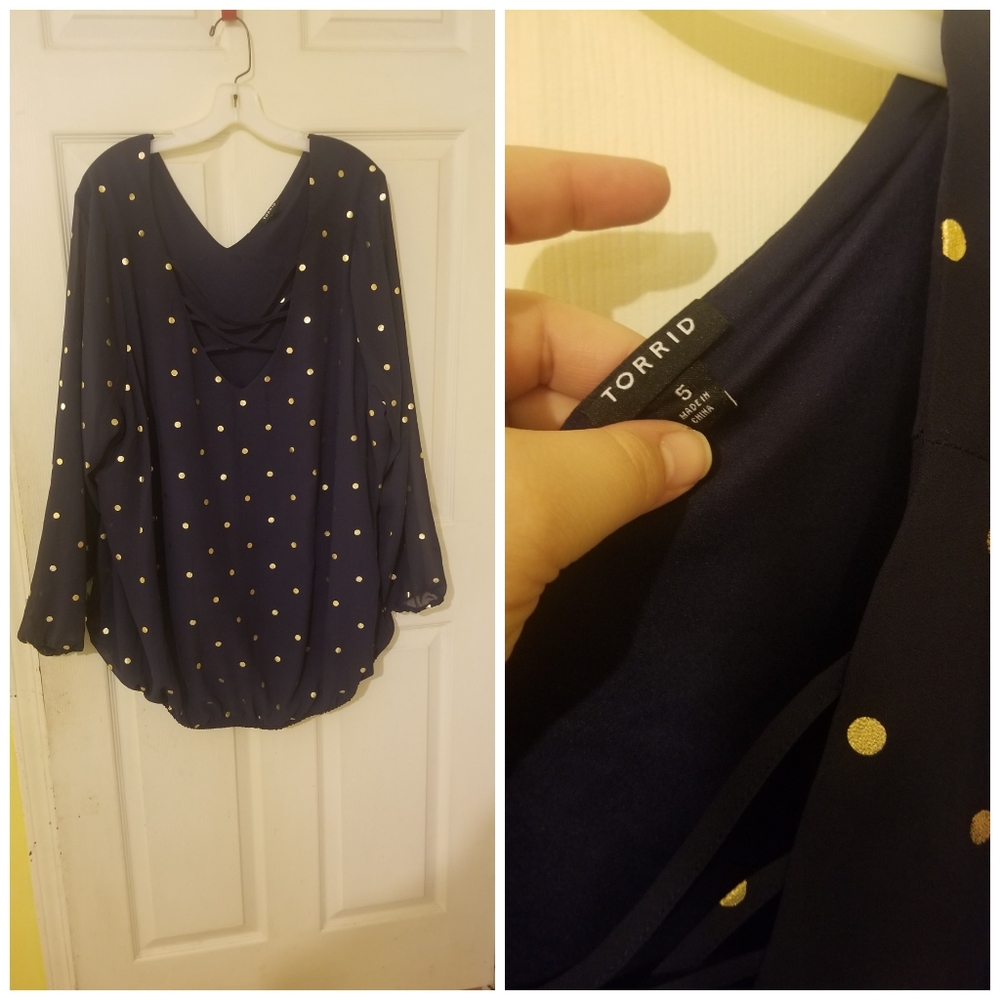Torrid sz 5 blouse